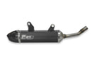 FANTIC XX 250 [2022-2026] - Carby Schalldämpfer schwarzes Aluminium/Karbon-Endkappe