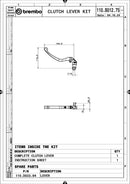 Bmw S 1000 RR 0507 [2010-2011] - FRISSÍTÉS RCS stílusú tengelykapcsoló kar