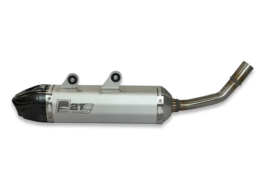 Sherco 300 SE Factory [2025-2027] - Carby hangtompító fehér alumínium/karbon végsapka