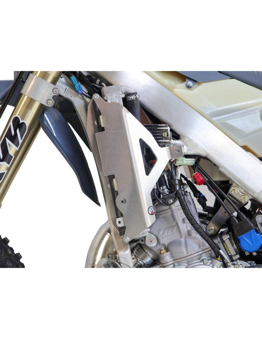 Tm Racing EN 250 FI Corse [2025] - Hard Enduro Kühlerschutz - HDPE 8 mm - Schwarz