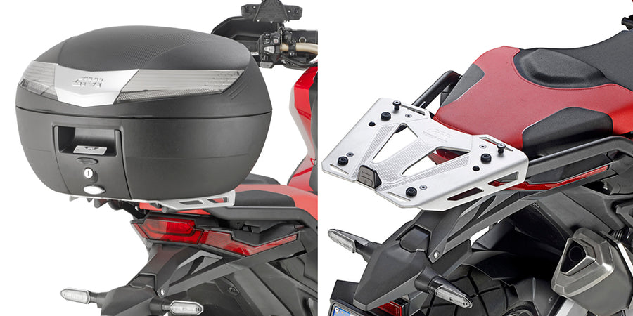 Honda X-ADV 750 [GIVI] - Felső toktartó MONOKEY® vagy MONOLOCK® tokokhoz, MONOKEY® M5 lemezre szerelhető