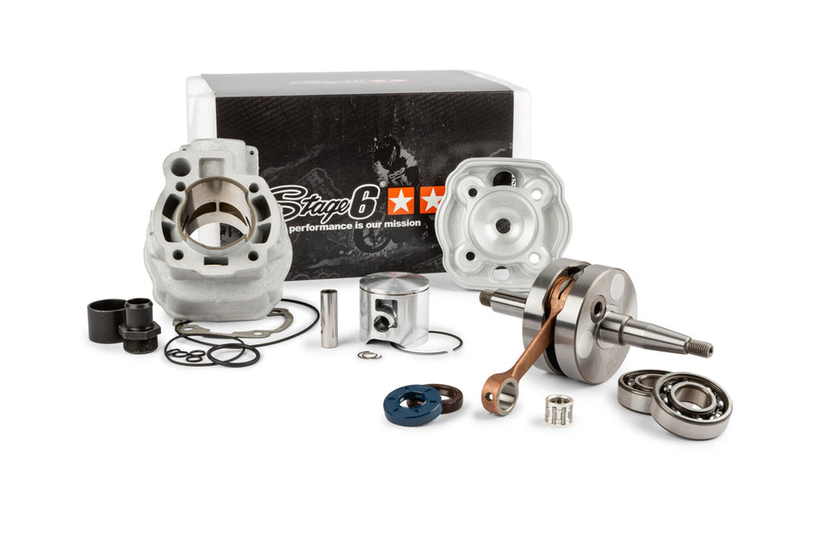 Beta RR Enduro 50 2T - Motorpack Zylinder Auspuff Big Racing 77ccm