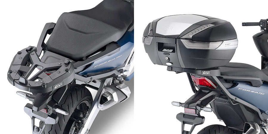 Honda Forza 750 [GIVI] - Felső toktartó MONOKEY® vagy MONOLOCK® tokokhoz, MONOKEY® M5 lemezre szerelhető
