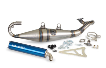 Aprilia SR Netscaper 50 2T LC - Exhaust Pro Replica MK2 Blue
