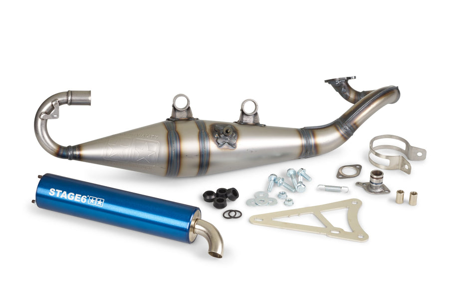 MBK Nitro 50 2T LC [2013–] - Auspuff Pro Replica MK2 Blau