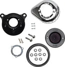 Harley-Davidson FLSS 1800 Softail Slim S [2016-2017] - Mini Teardrop Stealth Luftfilter-Kit – Oberfläche: Silber – Bild 8