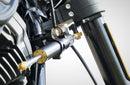 Harley Davidson FXLRS LOW RIDER S, FXLRST LOW RIDER ST [HYPERPRO] - Kormány lengéscsillapító rögzítőkészlet, fekete (MK-HD18-S001-B)