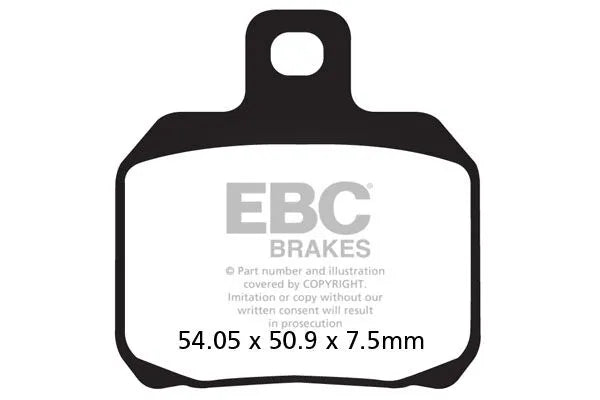 Kawasaki Ninja 650 [EBC] – Félig szinterezett Vee fékbetétek