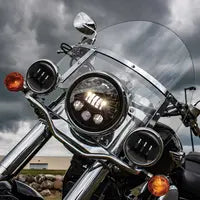 Harley-Davidson Flht 1340 Electra Glide Standard [1988, 1995] - 4-1/2" LED ködlámpa - 6. kép