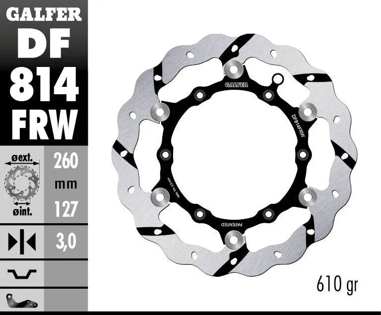 Beta XTRAINER 300 LC [2015, 2018] - Bremsscheibe schwimmend Wave, genutet – Bild 2