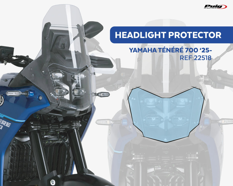 YAMAHA TENERE 700 EXPLORE EDITION [2025] – Fényszóróvédő – Átlátszó