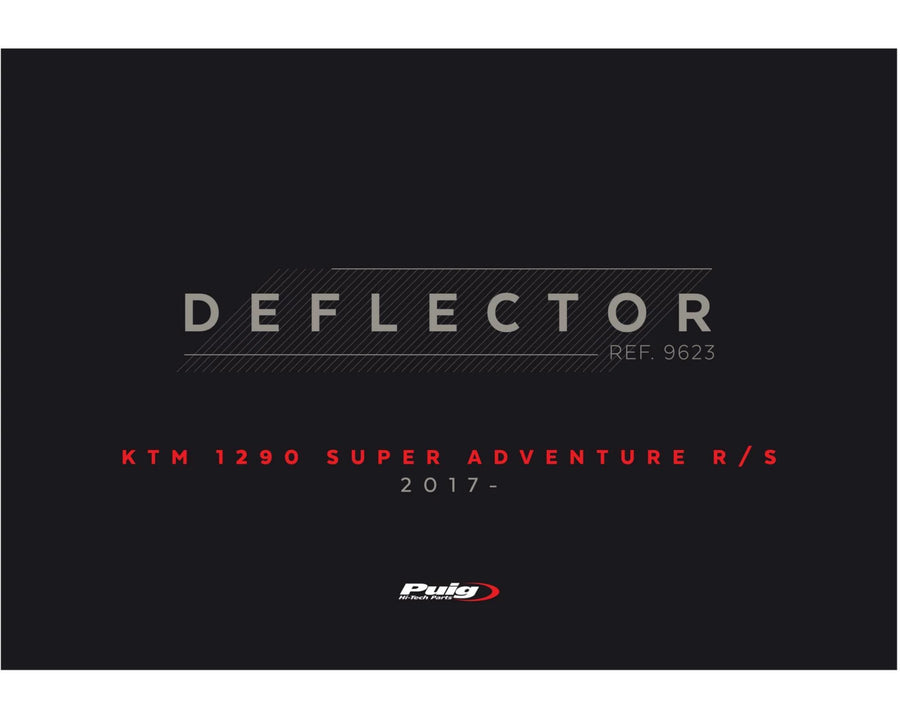 KTM 1290 SUPER ADVENTURE T [2023] – Felső terelő – átlátszó