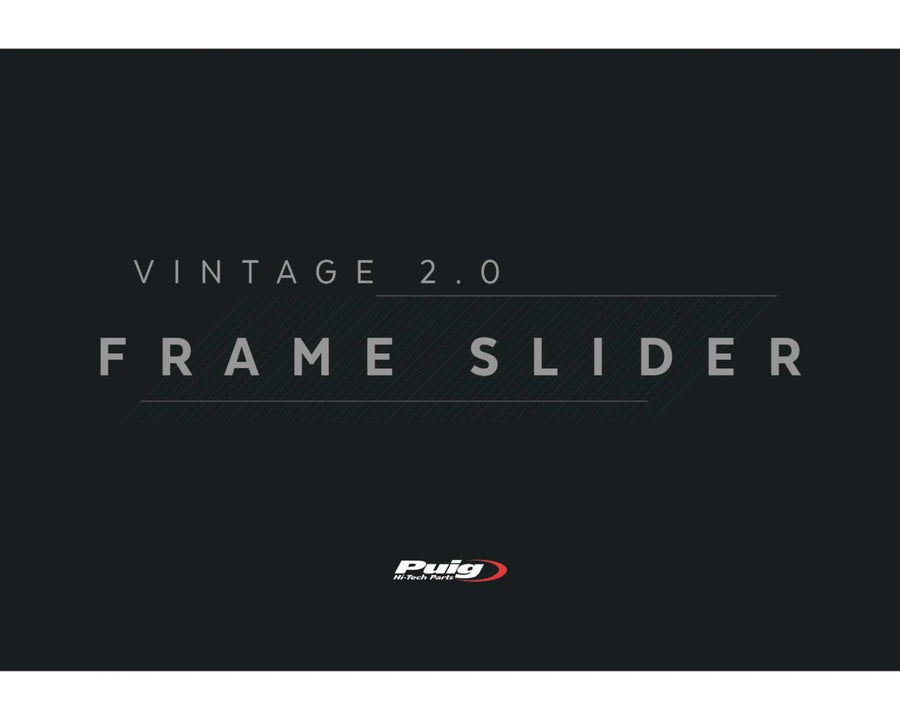 YAMAHA XSR 900 [2025] – Frame Crash Pads Vintage 2.0 – fekete