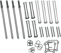 Harley-Davidson FXSBSE2 1800 Breakout CVO [2014] - Quickee-Stößelstangenset mit Chrom-Abdeckungen – Bild 5