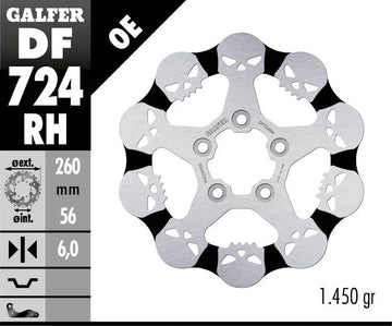 Harley-Davidson XL 1200 C Sportster Custom [2020] – Fix féktárcsa koponya – 2. kép