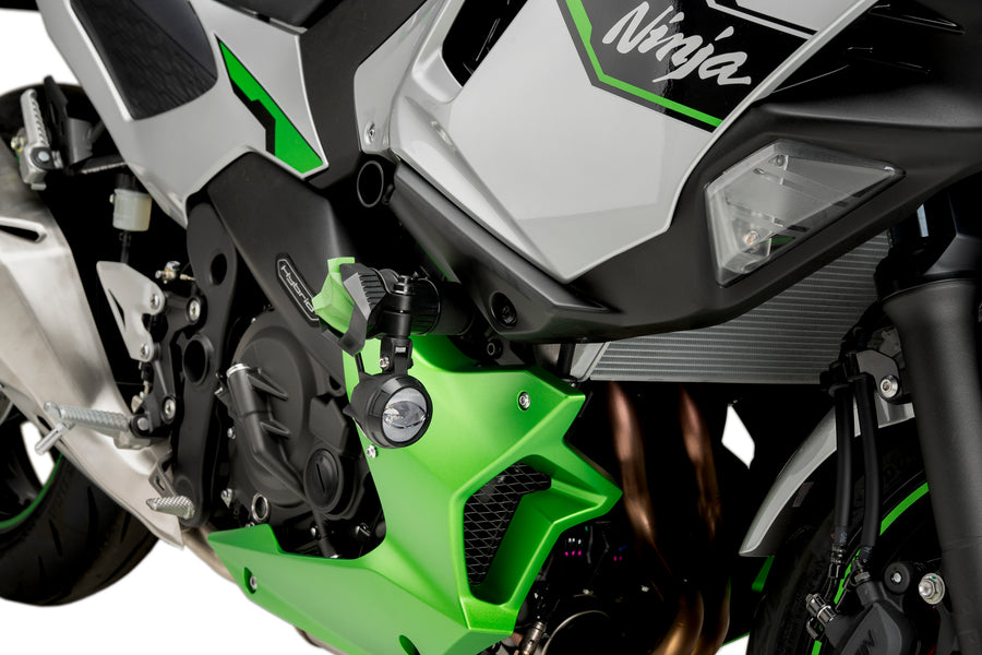 KAWASAKI NINJA 7 HYBRID [2025] – Crash Pads R19 – fekete