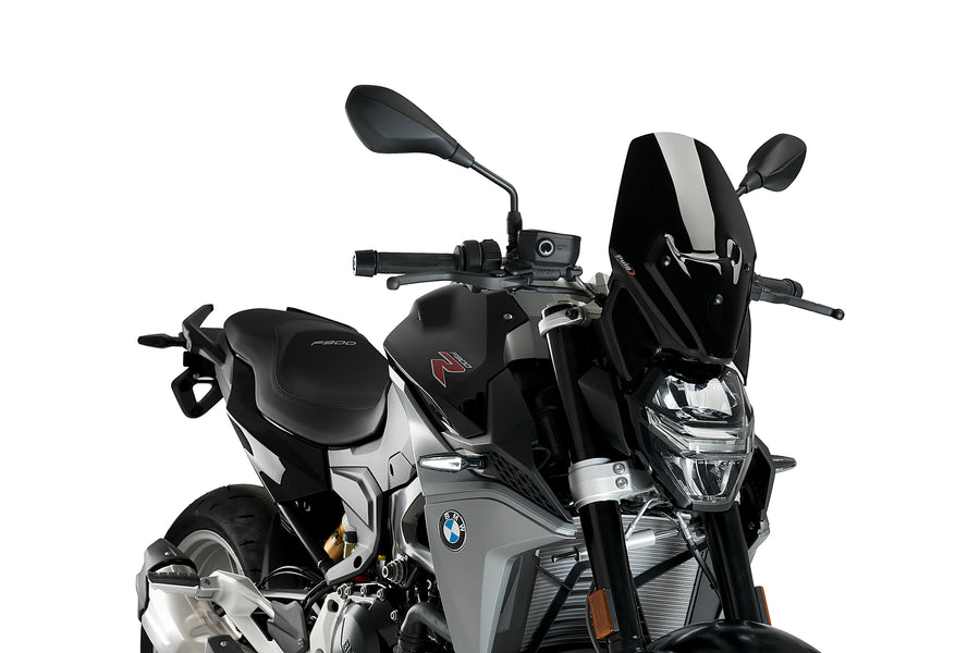BMW F 900 R [2025] - Új generációs sport szélvédő | Fekete | PUIG 20360N