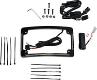 Harley Davidson Flhx [CUSTOM DYNAMICS] – LED-es sugarú rendszámtábla keret