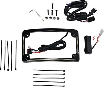 Harley Davidson Flhx [CUSTOM DYNAMICS] – LED-es sugarú rendszámtábla keret