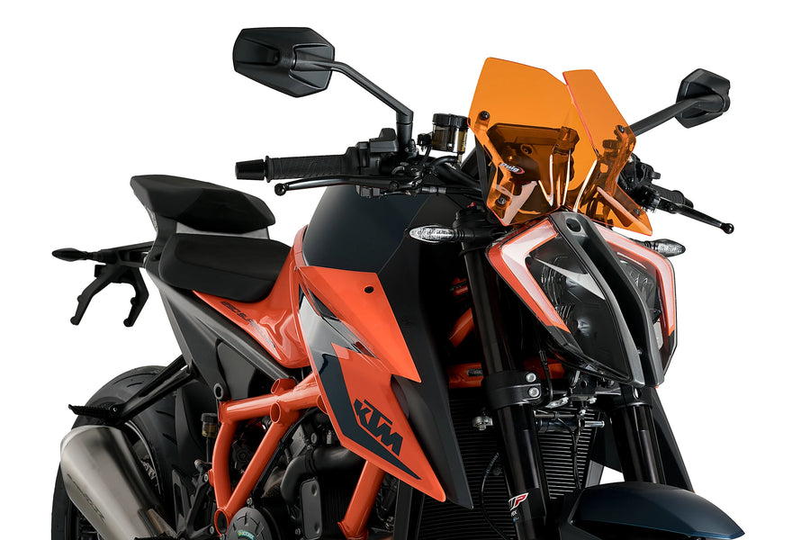 KTM 1290 SUPER DUKE R EVO [2023] - Új generációs sportszélvédő | Narancs | PUIG 20425T