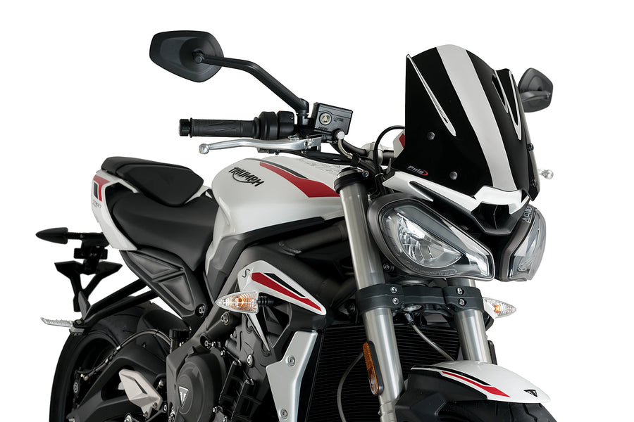 BMW F 900 R [2025] - Új generációs sport szélvédő | Fekete | PUIG 20432N