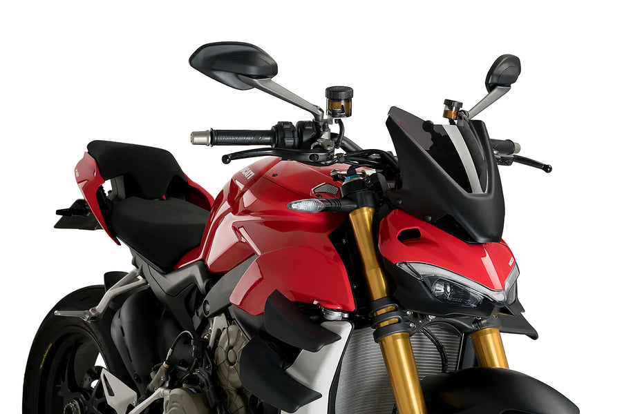 DUCATI STREETFIGHTER V4S [2024] - Új generációs sport szélvédő | Erősen tónusú | PUIG 20467F