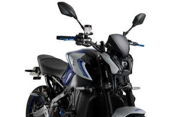 TRIUMPH BONNEVILLE T 120 BLACK [2025] - Új generációs Sport Plus szélvédő | Carbon megjelenés | PUIG 20643C