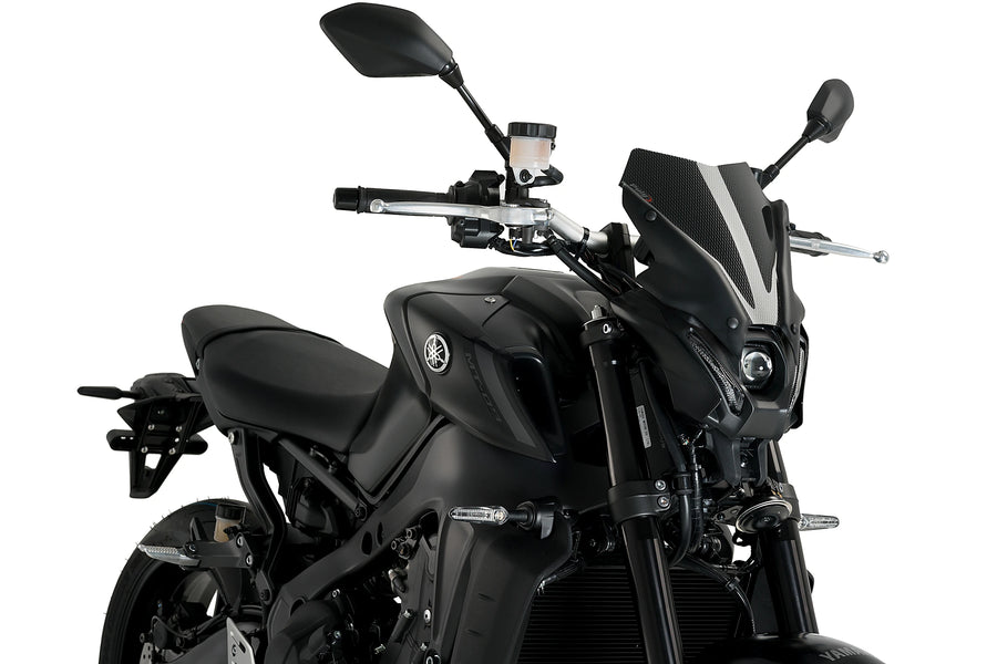 YAMAHA MT-09 SP [2023] - Új generációs sportszélvédő | Carbon megjelenés | PUIG 20644C