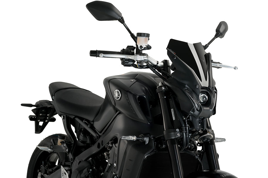 YAMAHA MT-09 SP [2023] - Új generációs sportszélvédő | Fekete | PUIG 20644N