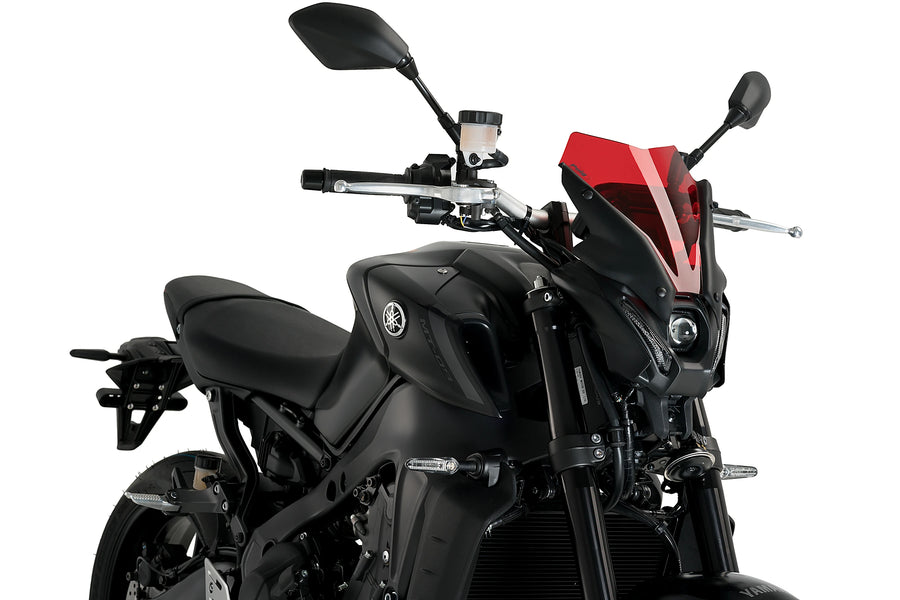 YAMAHA MT-09 SP [2023] - Új generációs sportszélvédő | Piros | PUIG 20644R