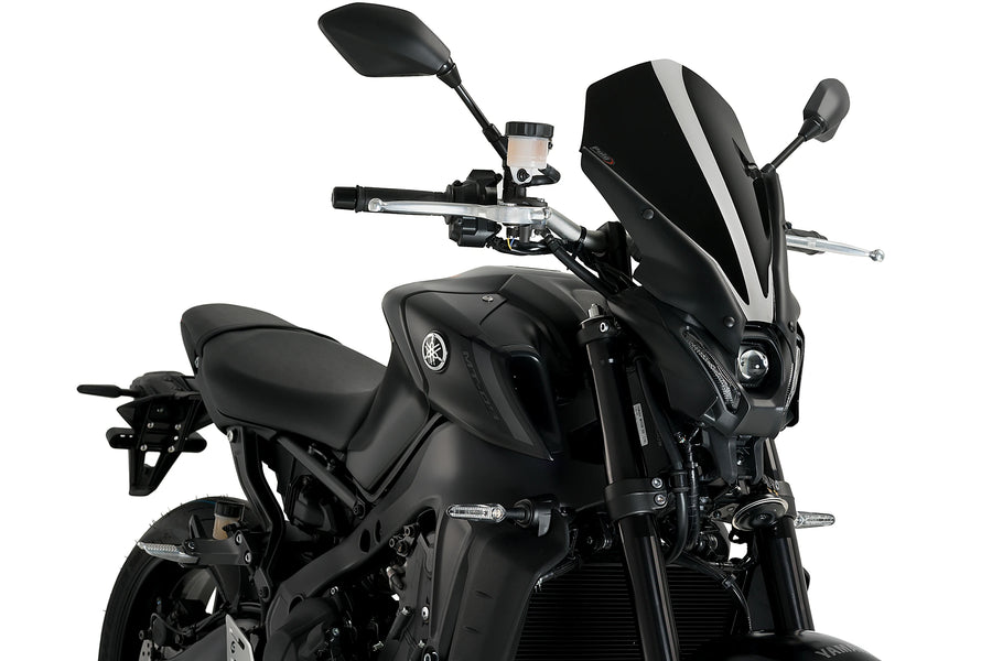 YAMAHA MT-09 SP [2023] - Új generációs Touring szélvédő | Fekete | PUIG 20645N