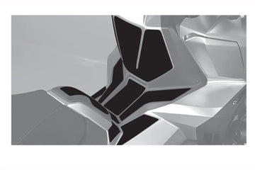 HONDA X-ADV [2024] – Scratch Saver Tank Protector – Fekete - 0