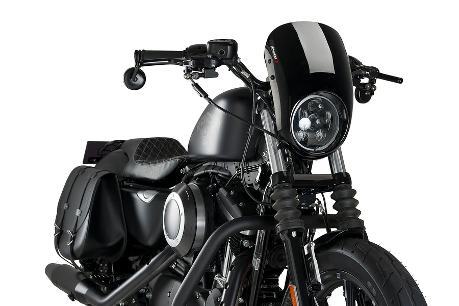 HARLEY-DAVIDSON SPORTSTER 883 IRON XL883N [2022] - Anarchy lámpaburkolat | Fekete | PUIG 21083N