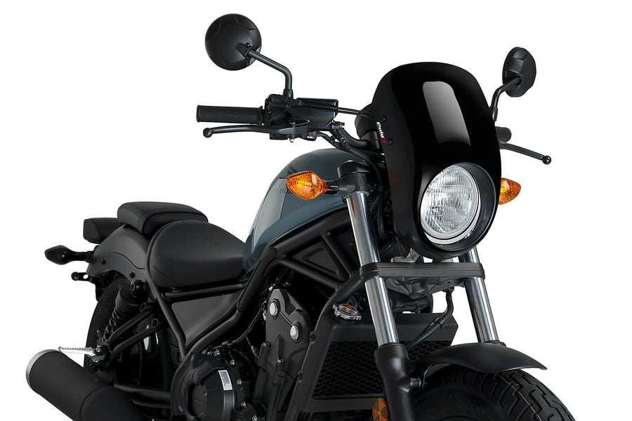 HONDA CMX 500 REBEL [2019] - PUIG Anarchy Lampenverkleidung | Schwarz | PUIG 21086N