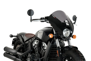 INDIAN SCOUT BOBBER [2025] - Sötét éjszakai lámpafedél | Erősen tónusú | PUIG 21107F