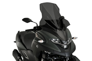 YAMAHA TRICITY 300 [2025] - Szélvédő V-Tech Line Touring | Erősen tónusú | PUIG 21120F