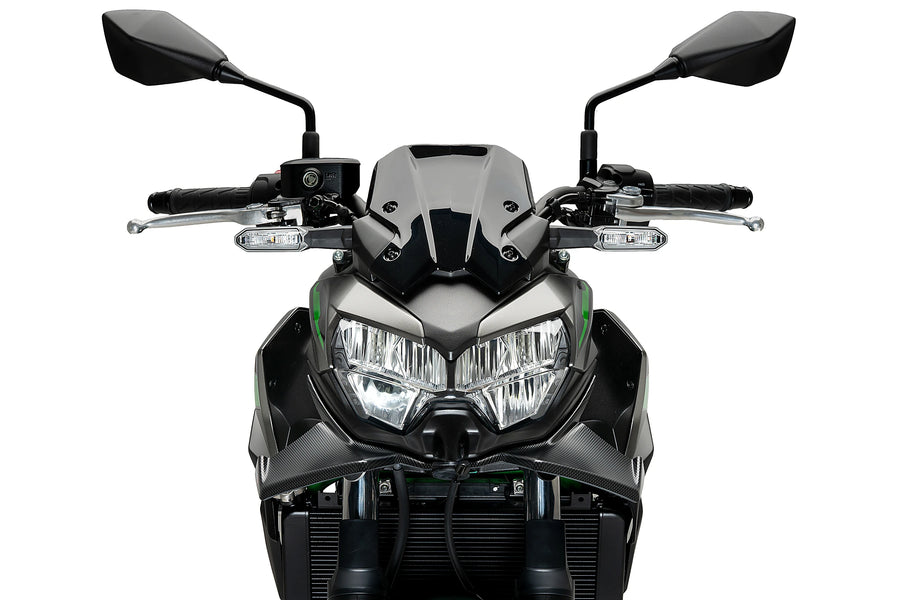 KAWASAKI Z650 2020–2022 - PUIG Naked Frontspoiler | Carbon-Optik | PUIG 21134C