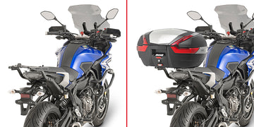 Yamaha MT 07 Tracer [GIVI] - Felső toktartó MONOKEY® vagy MONOLOCK® tokokhoz, ha az eredeti oldaltok megvan
