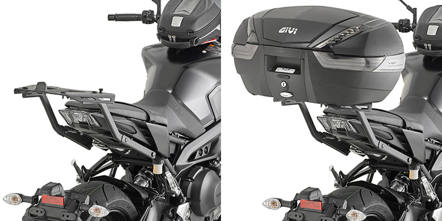 Yamaha MT 09 [GIVI] - Felső toktartó MONOKEY® vagy MONOLOCK® tokokhoz, a MONOKEY® M5 lemezre szerelhető