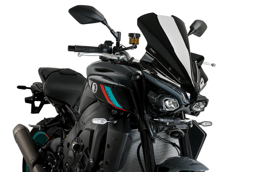 YAMAHA MT-10 SP [2025] - Új generációs túraképernyő | Fekete | PUIG 21362N