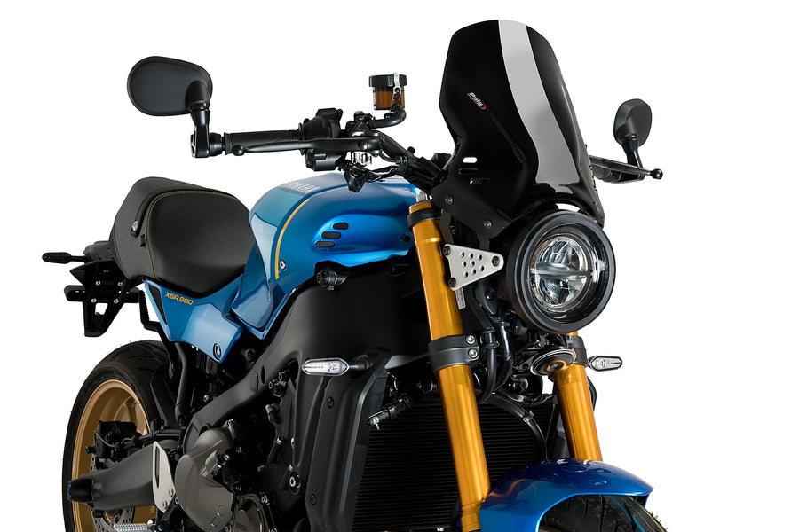 YAMAHA XSR 900 [2025] – Új generációs sportszélvédő | Fekete | PUIG 21431N