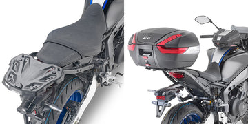 Yamaha MT 09 / MT 09 SP [GIVI] - Felső toktartó MONOKEY® vagy MONOLOCK® tokokhoz, a MONOKEY® lemezre szerelhető