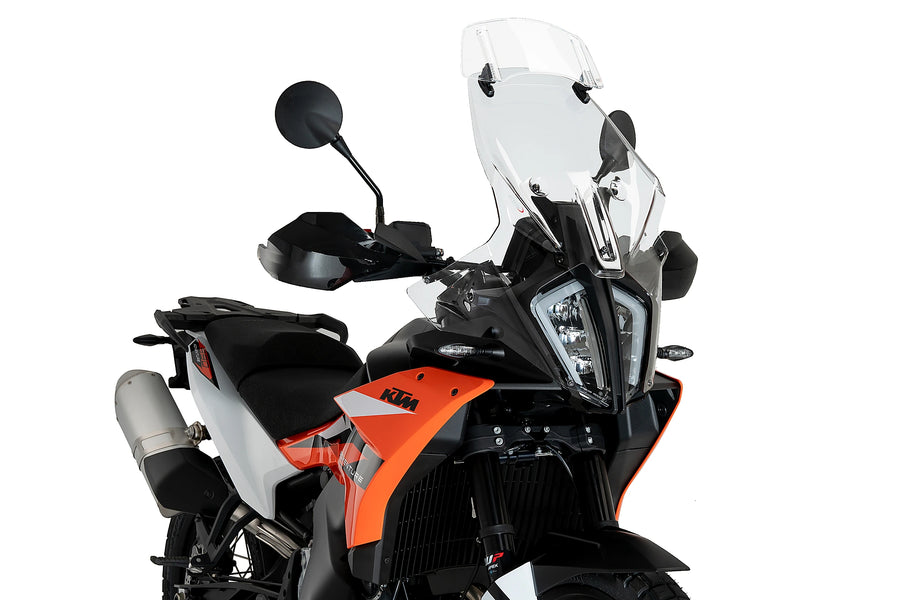 KTM 890 ADVENTURE R [2025] - túraernyő spoiler képernyővel | Tiszta | PUIG 21612W