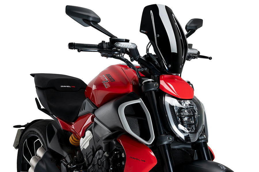 DUCATI DIAVEL V4 [2025] - Állítható új generációs lemez | Fekete | PUIG 21713N