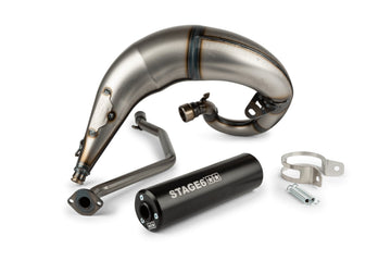 Beta RR SM 50 2T - Exhaust Streetrace High Mount CNC fekete
