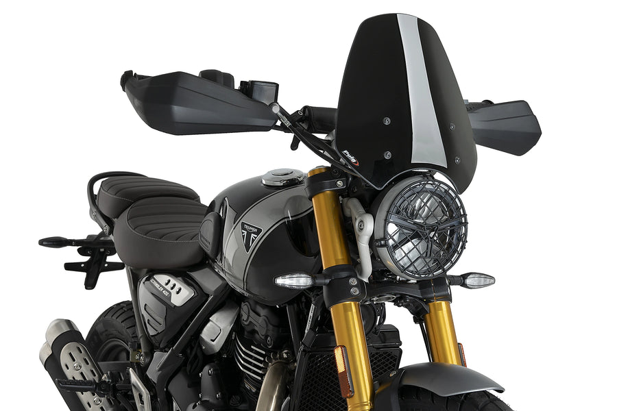 TRIUMPH SPEED 400 [2025] - PUIG új generációs sport szélvédő | Fekete | PUIG 21933N