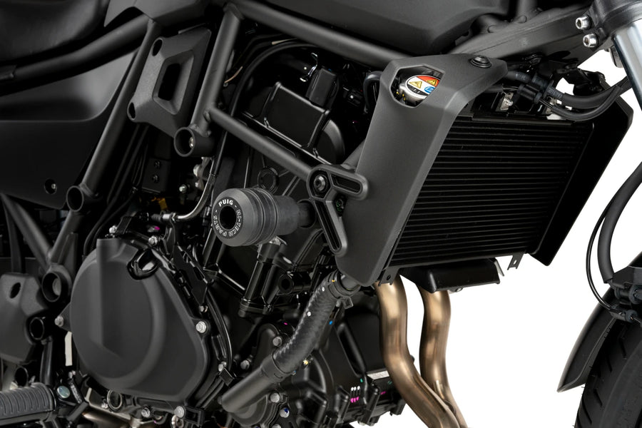 KAWASAKI ELIMINATOR 500 SE [2025] – Frame Crash Pads Vintage 2.0 – fekete