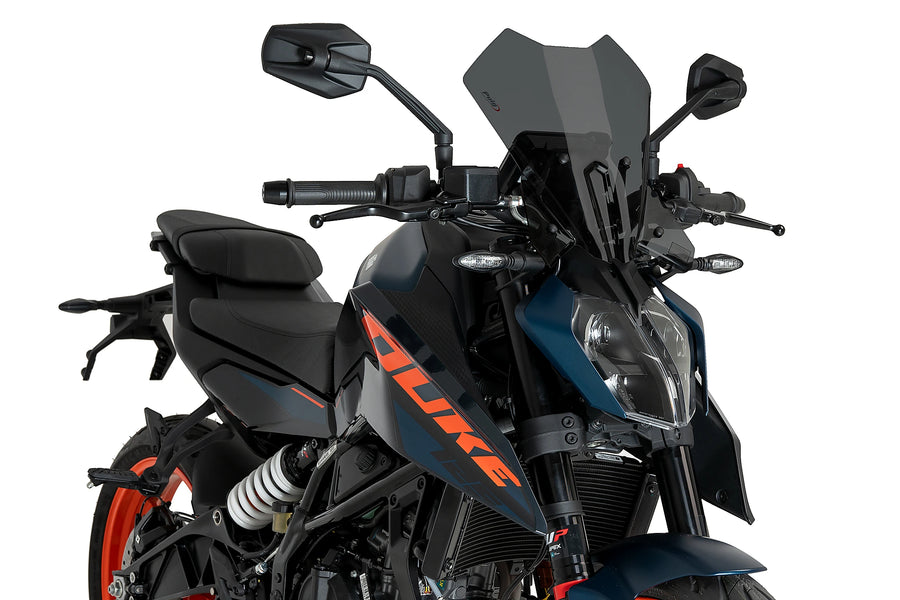 KTM 390 DUKE [2025] - PUIG új generációs Touring szélvédő | Erősen tónusú | PUIG 21998F