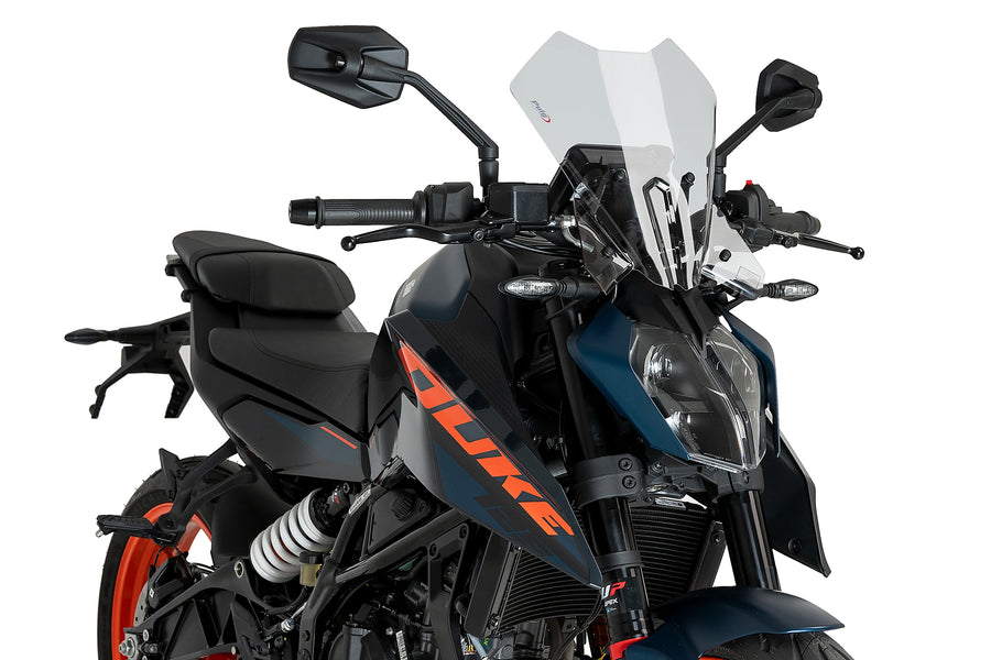 KTM 390 DUKE [2025] - PUIG új generációs Touring szélvédő | Tiszta | PUIG 21998W