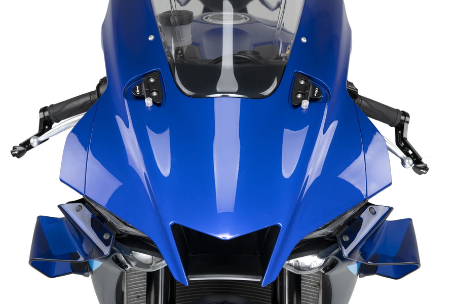 YAMAHA YZF-R1M [2025] – Visszapillantó tükör sapkák füljelző készlettel – Fekete